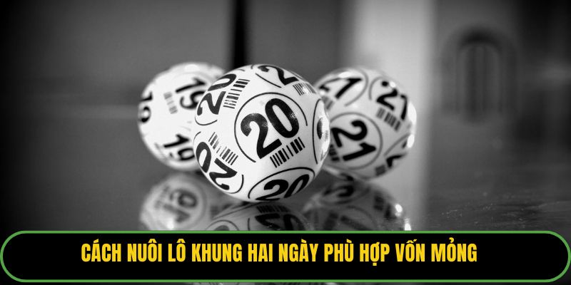 Cách nuôi lô khung hai ngày phù hợp vốn mỏng.