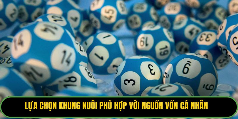 Lựa chọn khung nuôi phù hợp với nguồn vốn cá nhân.