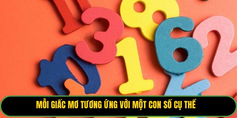 Mỗi giấc mơ tương ứng với một con số cụ thể.