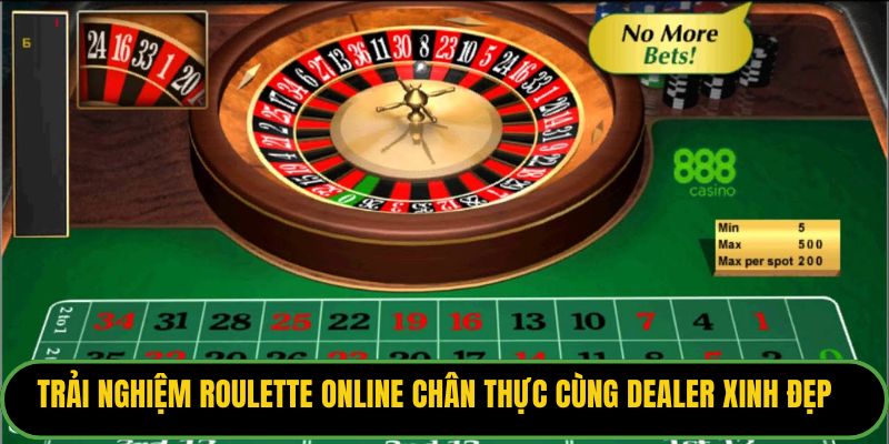 Trải nghiệm Roulette online chân thực cùng Dealer xinh đẹp
